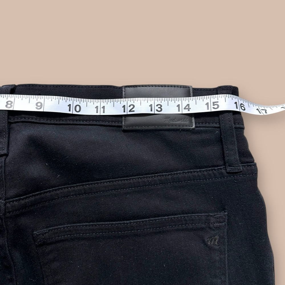 Madewell jeans 9” mid rise skinny size 31T black minimalist - Picture 6 of 8